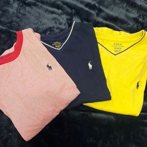 3 boys polo shirts